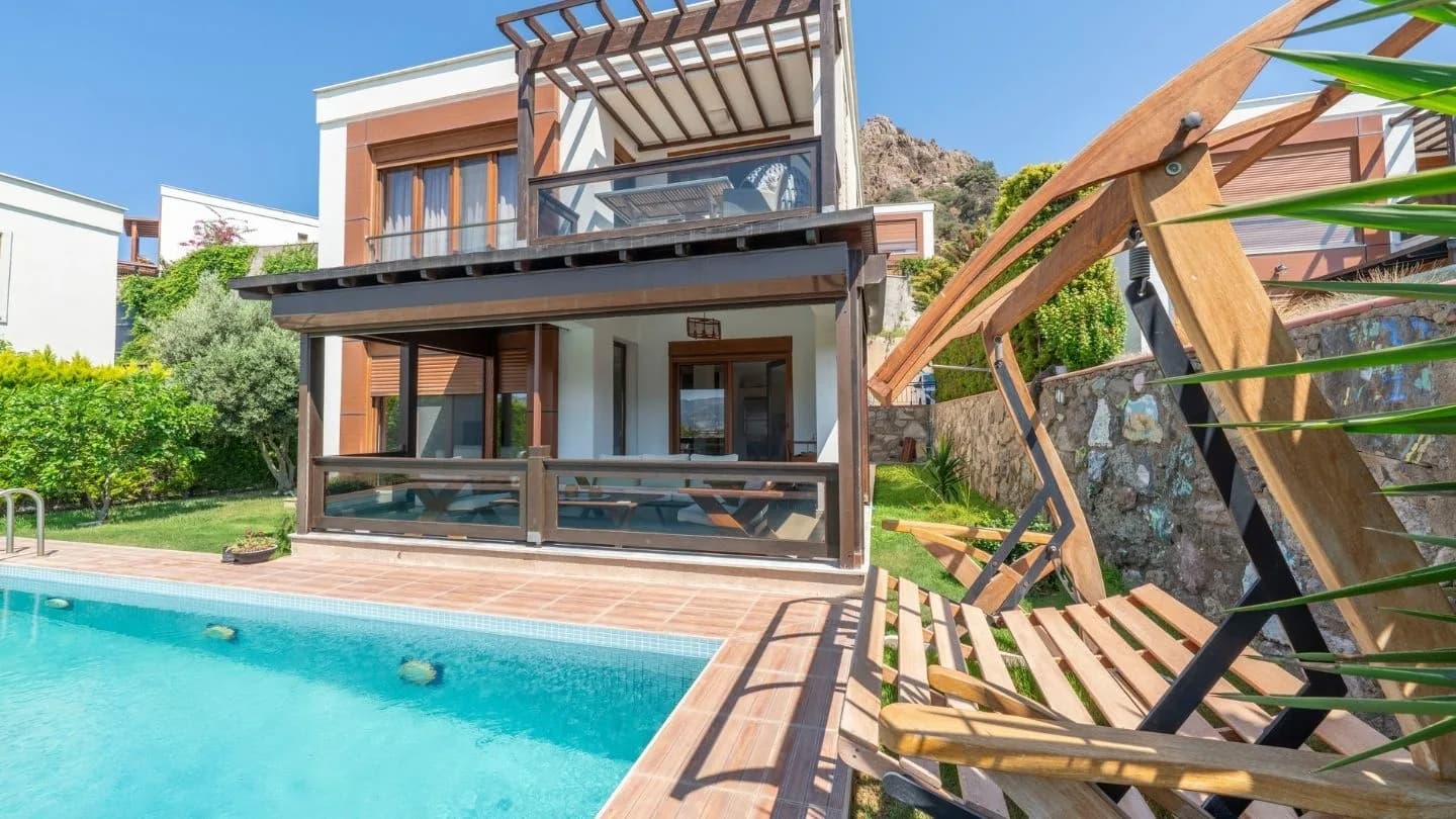 Yalıkavak Turkuaz Köy Satılık 3+1 Villa, Yalıkavak, Bodrum — Fotoğraf 3