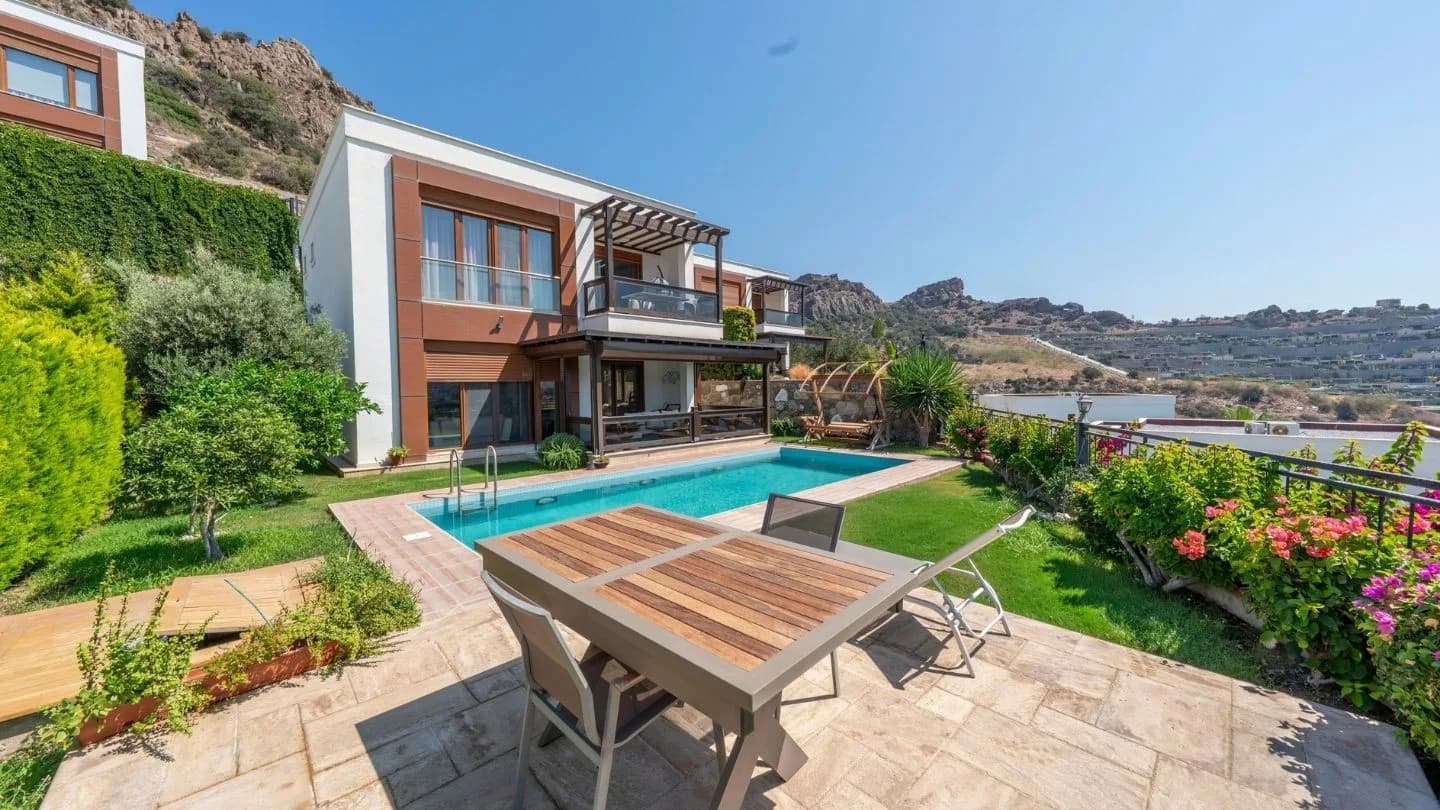 Yalıkavak Turkuaz Köy Satılık 3+1 Villa, Yalıkavak, Bodrum — Fotoğraf 1
